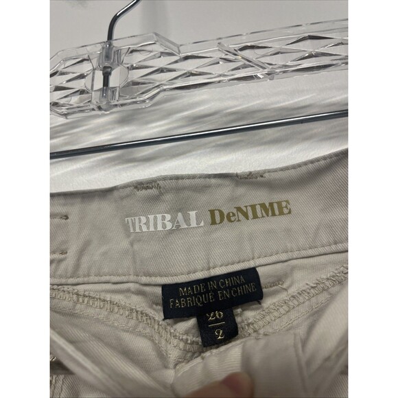 TRIBAL DeNIME Skirt Women’s 26/2 Khaki Colored - Picture 2 of 3